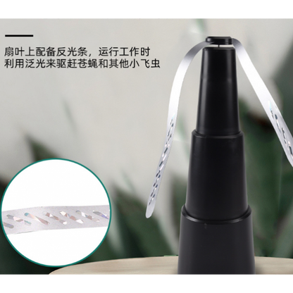 Mini Ventilador Repelente de Mosquitos Portátil