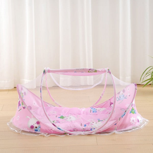 Set Cuna Segura 3 en 1 (Mosquitera + Colchón + Almohada)