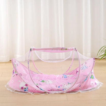 Set Cuna Segura 3 en 1 (Mosquitera + Colchón + Almohada)