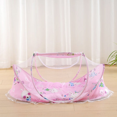 Set Cuna Segura 3 en 1 (Mosquitera + Colchón + Almohada)