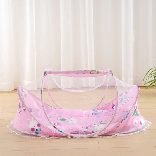 Set Cuna Segura 3 en 1 (Mosquitera + Colchón + Almohada)