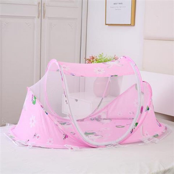 Set Cuna Segura 3 en 1 (Mosquitera + Colchón + Almohada)