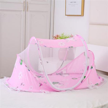 Set Cuna Segura 3 en 1 (Mosquitera + Colchón + Almohada)